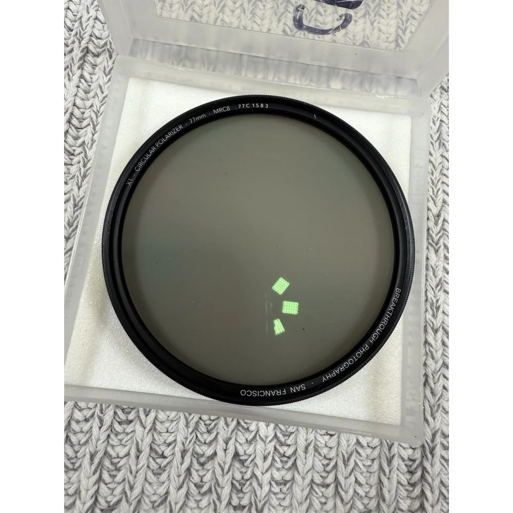 77mm X1 CPL Circular Polarizing Filter for Lenses - AGC Optical Glass Polariz...